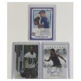 3 autographed sports cards