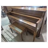 Piano With Bench & Sheet Music - Piano Has A