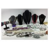 Costume Jewelry: Rumors Beaded band watch, Emmons