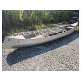 Grumman Boats Canoe 15 Foot With One Wood Oar