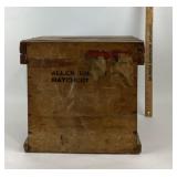Allen County Hatchery Wooden Crate