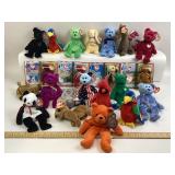 Ty Beanie Babies: Millenium, Shamrock, Dragon