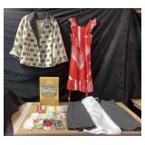 Albert Allandale Jacket, Red Dress, Linens, Skirts