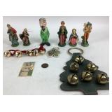 Christmas Ornaments, Nativity Figures, Bells