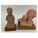 Signed Betty Burroughs Kneeling Boy, Austin Produc
