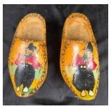 Hand-Painted Wooden Dutch Shoes