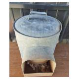 Galvanized Metal Poultry Feeder