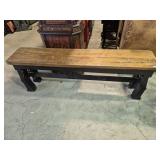 Rustic Wood Bench 12 in. X 60 in. X 20 in.