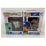 Mookie Betts MLB Funko #77 & Bulbasaur Pokemon