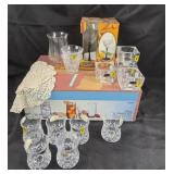 Crystal Glassware, Luminarc Glasses, Newport Set