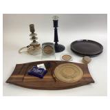Serving Tray, Candle Holders, Plates, Stamp Pad
