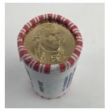 John Adams Presidential Dollar $25 Coin Roll
