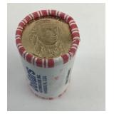 John Adams Presidential Dollar $25 Coin Roll