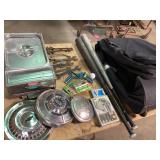 Halco Straw Dispenser, Hubcaps, Tools, Baseball Ba