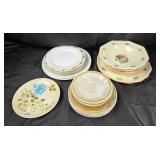 Avon, Mikasa, Floral Ceramic Plates