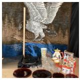 Eagle Blanket, Sony Turntable, African Hostess Tea