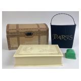 Decorative Boxes, Paris Metal Pail, Plastic Trinke
