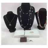 Costume Jewelry: Austrian Crystal Clip on earrings