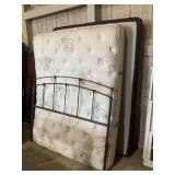 Queen mattress, headboard, box spring, frame