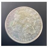 1935-S Morgan Silver Dillar Au+/Bu