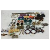 Costume Jewelry Earrings, Cufflinks, Necklaces