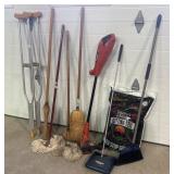 String trimmer: brooms mops, sweeper, soil