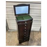 Large jewelry armoire cabinet