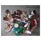 Holiday Decor, Snowman Plates, Ornaments