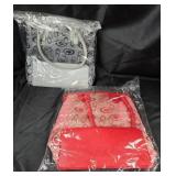 Roberto Amee Tote Bags in Grey and Red