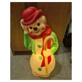 Empire Plastics 34" Snowman Blow Mold Featuring A