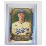 Yoshimobu Yamamoto rookie silver refractor card