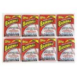 8 Topps 1991 baseball packs