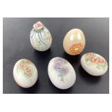 Decorative Porcelain Hand-Painted Eggs