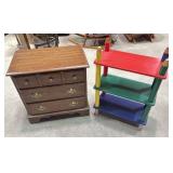 Childï¿½s pencil shelf, bedside table