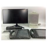 Onn. Monitor, IPads, HP Ink Cartridge, Space Heate