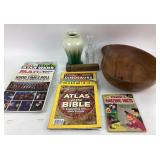 Magazines, Star Wars, MAD, Ceramic Vase, Wood Bowl