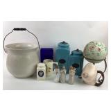 Ceramic Pottery, Angel Figurines, Glass Vase