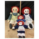 Large Raggedy Ann Dolls