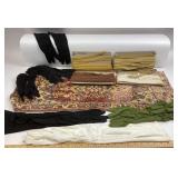 Scroll Gimp Braid Trims, Ornate Rug Style Runner,