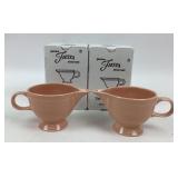 Fiesta Homer Laughlin Pink Creamers