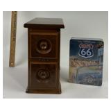 Wood Desktop Cabinet With Drawer Pulls, Route 66 D