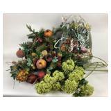 Artificial Floral Stems, Fruit, Greenery