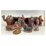 Atlantic Mold Ceramic Nativity Set