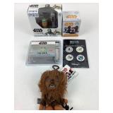 Star Wars NIB Collection: Pins, Plush Keychain