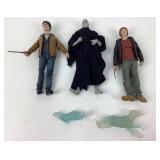 Harry Potter, Ron Weasley, Lord Voldmort Figures,