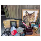 Wolf Framed Print, Picture Frames, Glass Dish