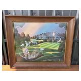 Golf-Themed Framed Artwork