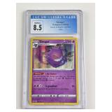 Pokemon Holographic Gengar Graded 8.5