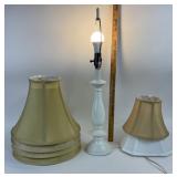 White Table Lamp With Lampshades