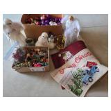 Christmas Ornaments, Angels, Decor, Throw Blanket